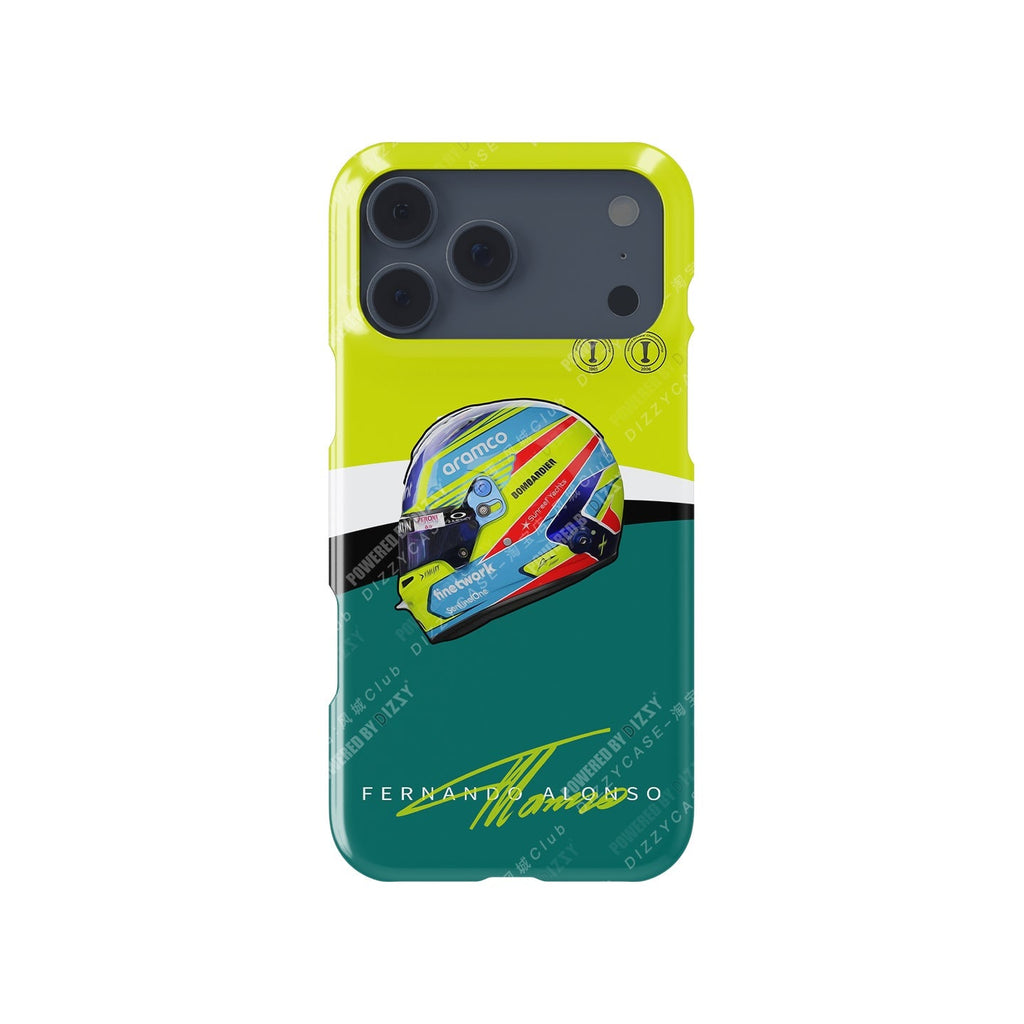 Fernando Alonso 2023 Helmet Phone Case: Stylish & Protective