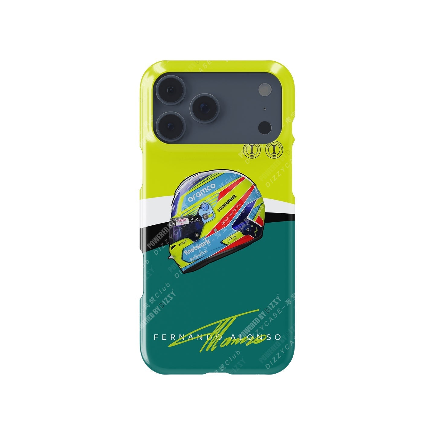 Fernando Alonso 2023 Helmet Phone Case: Stylish & Protective