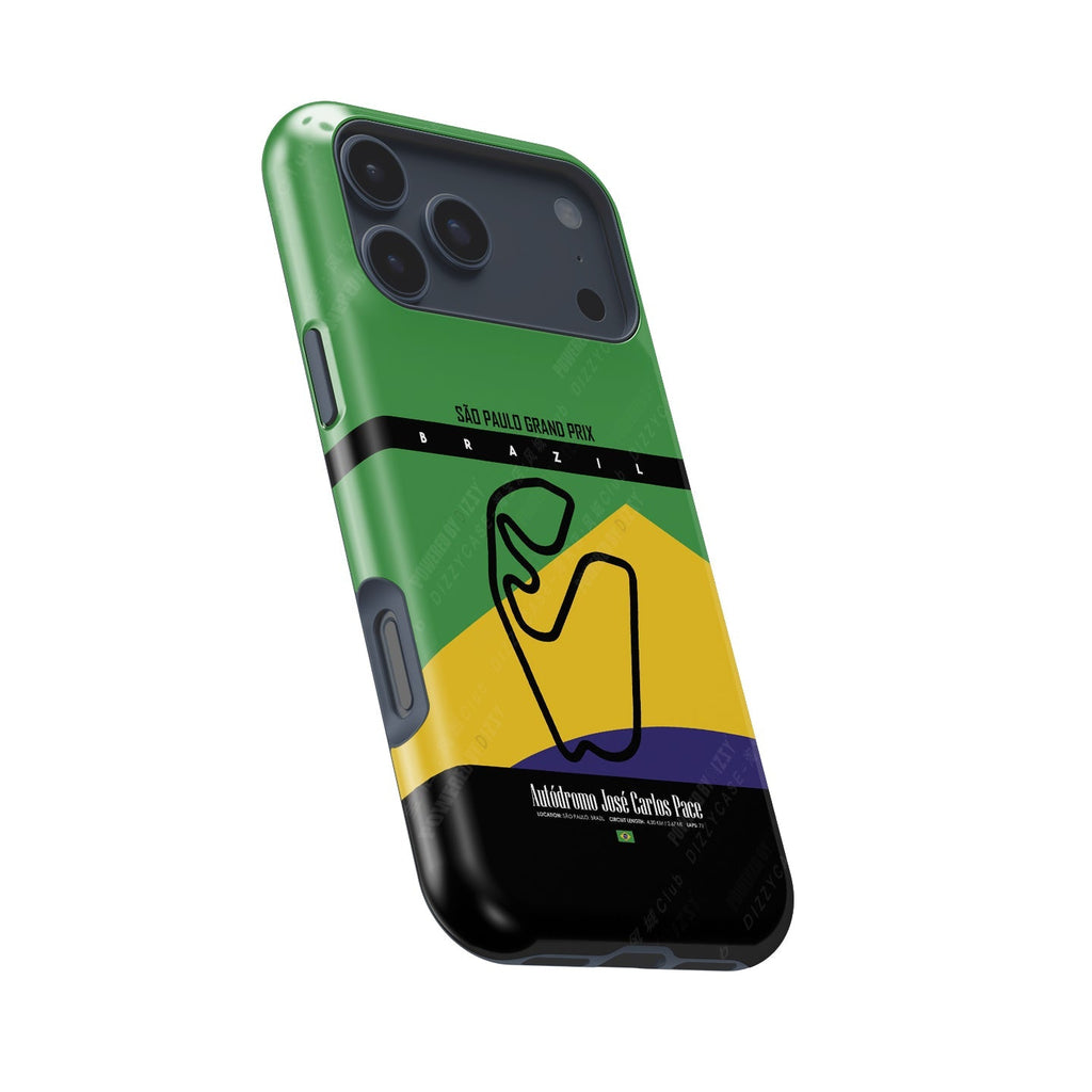 S?o Paulo Grand Prix iPhone Case ?¡ìC Iconic Track Map
