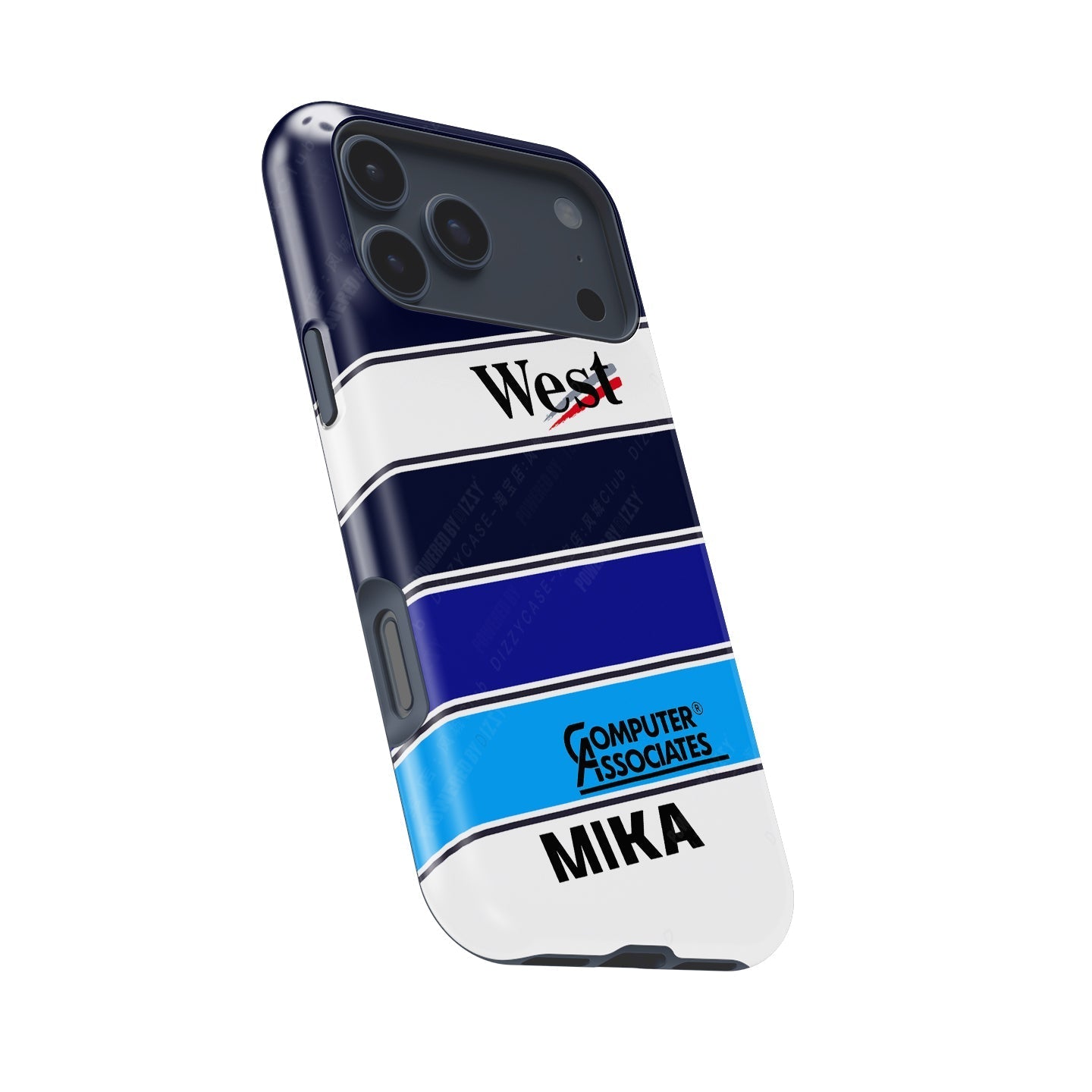 F1 Legend Mika H?kkinen Helmet Phone Case ?¡ìC Tough, Stylish & Iconic