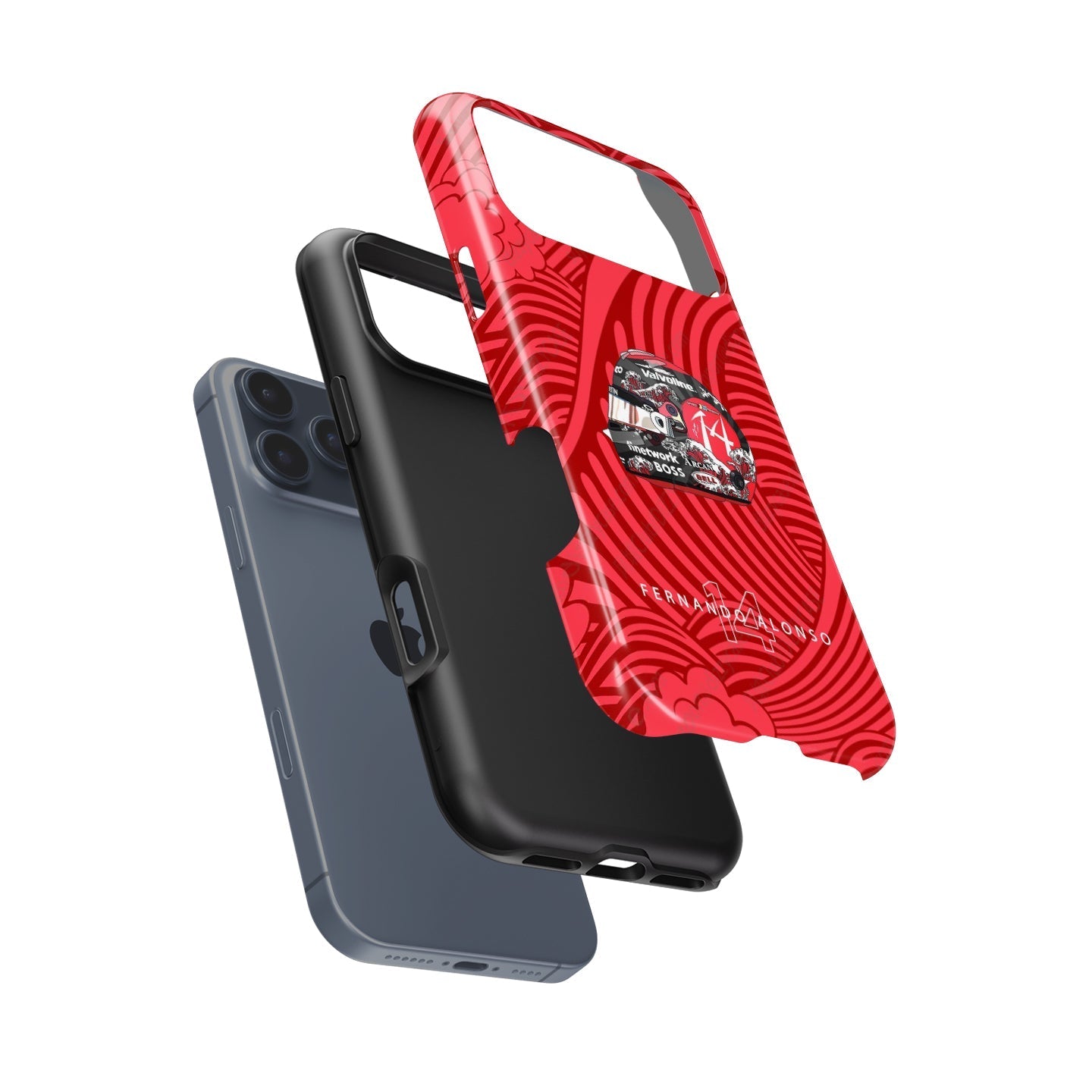 Fernando Alonso 2024 Japanese Grand Prix Helmet iPhone Case ?¡ìC F1 Fan Gift