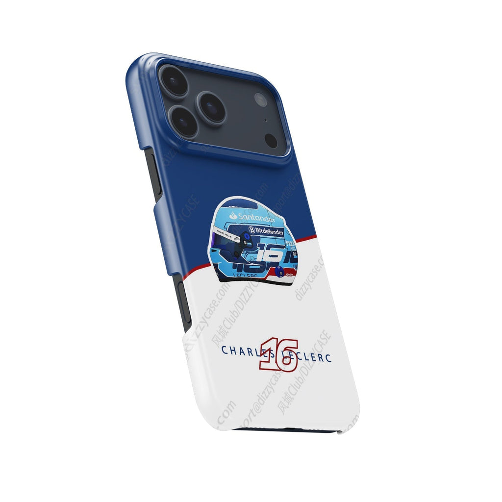 Charles Leclerc Miami Grand Prix 2024 Helmet iPhone Case