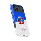 Esteban Ocon Captain America Helmet iPhone Case ?¡ìC Las Vegas 2024 Edition