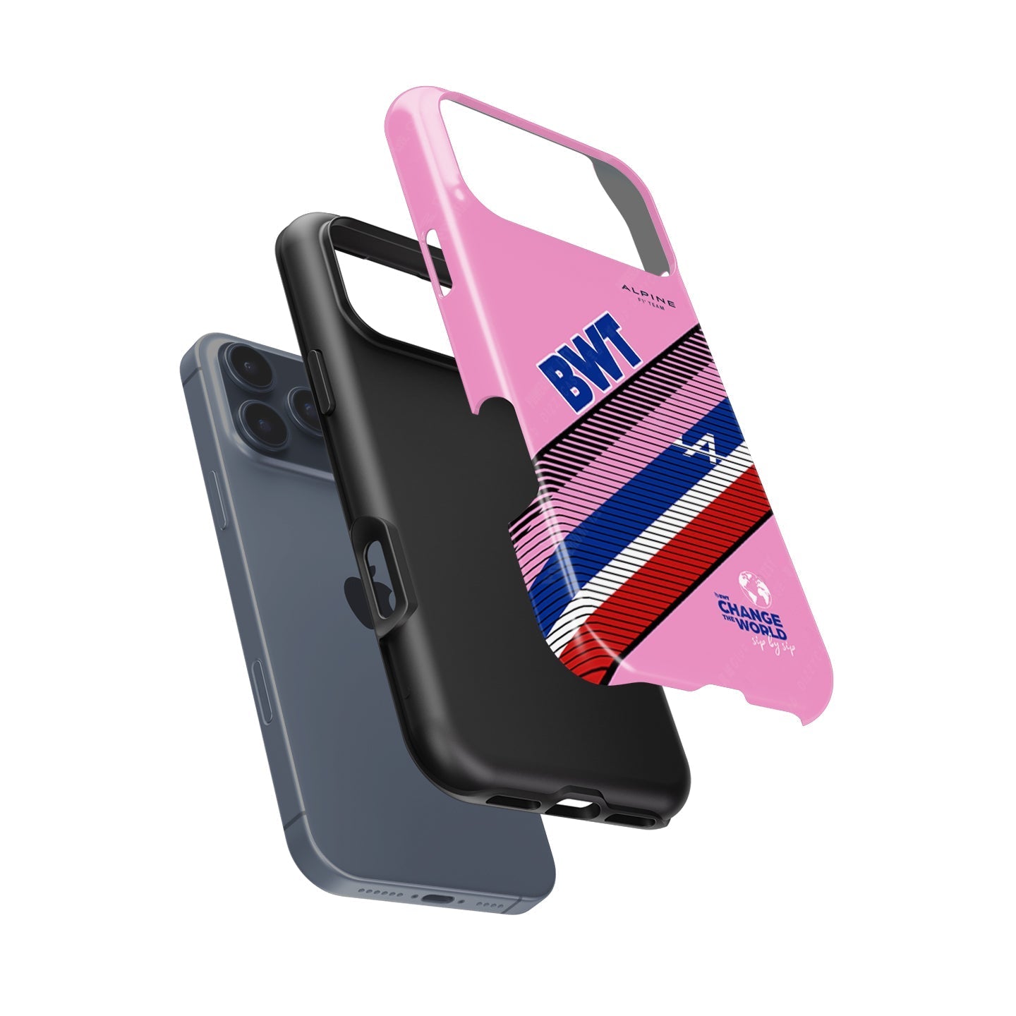 BWT Alpine F1 Team Pink Livery Case ?¡ìC Apple iPhone Series
