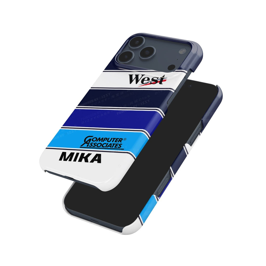 F1 Legend Mika H?kkinen Helmet Phone Case ?¡ìC Tough, Stylish & Iconic