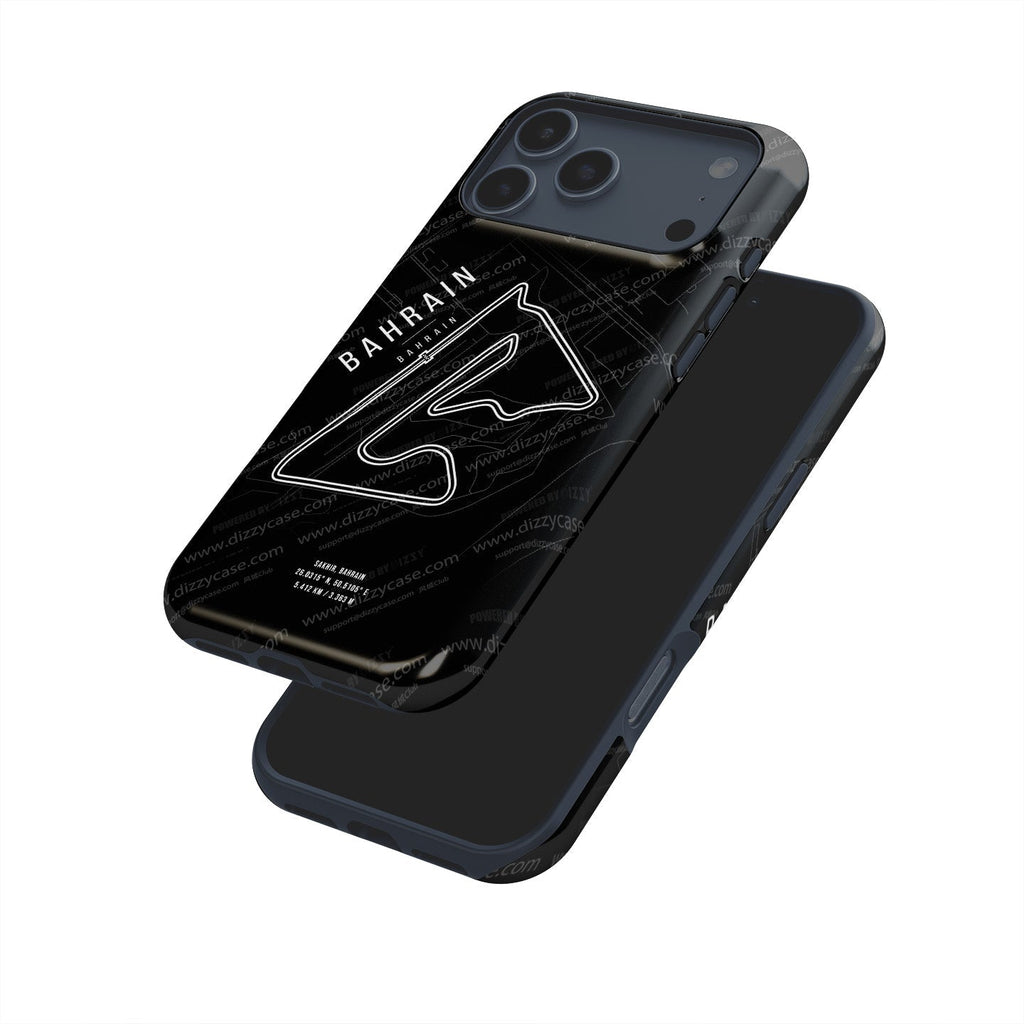 iPhone Case Featuring Bahrain Grand Prix Circuit Design
