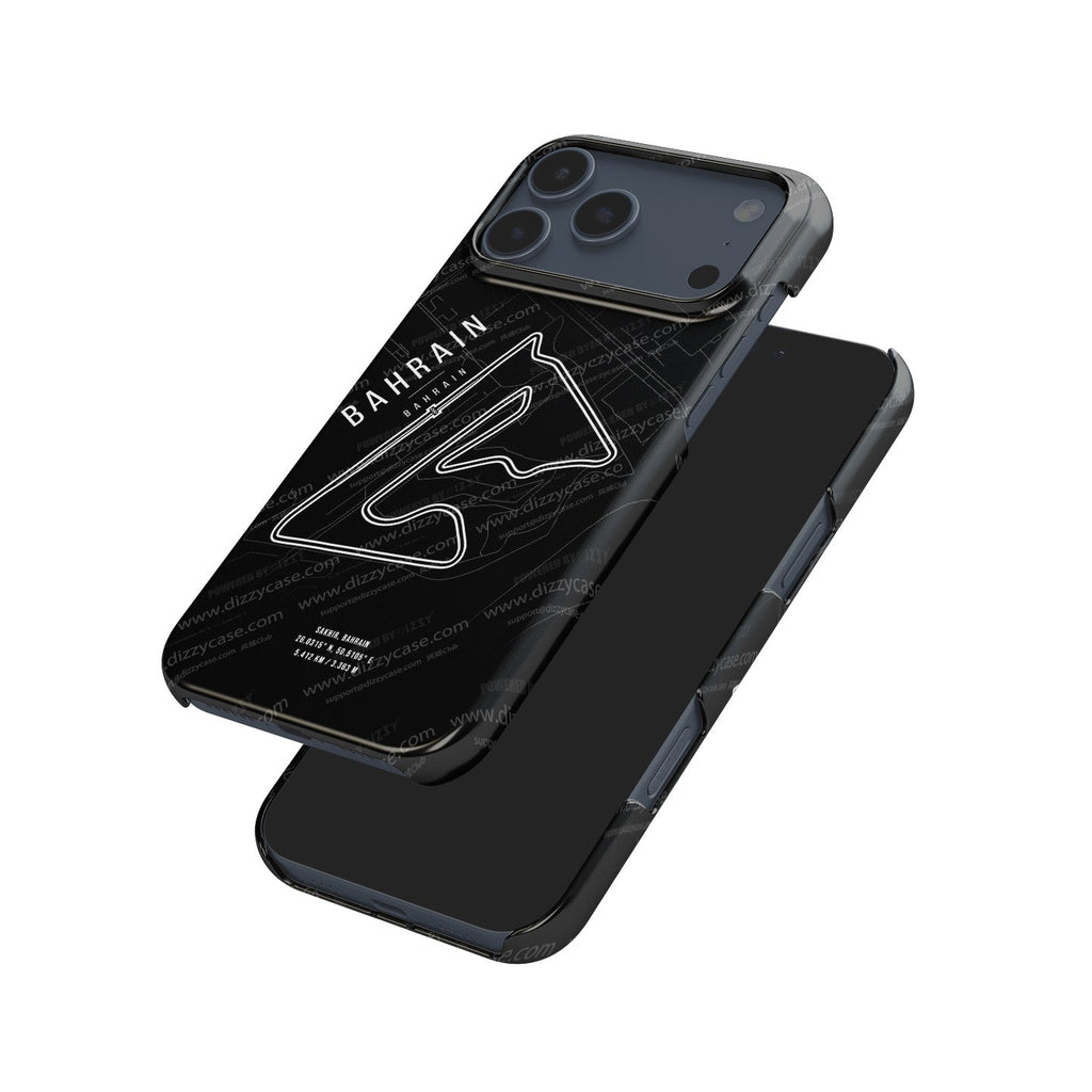 iPhone Case Featuring Bahrain Grand Prix Circuit Design