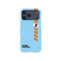 Iconic Racing Legacy: Daniel Ricciardo Gulf Livery iPhone Case