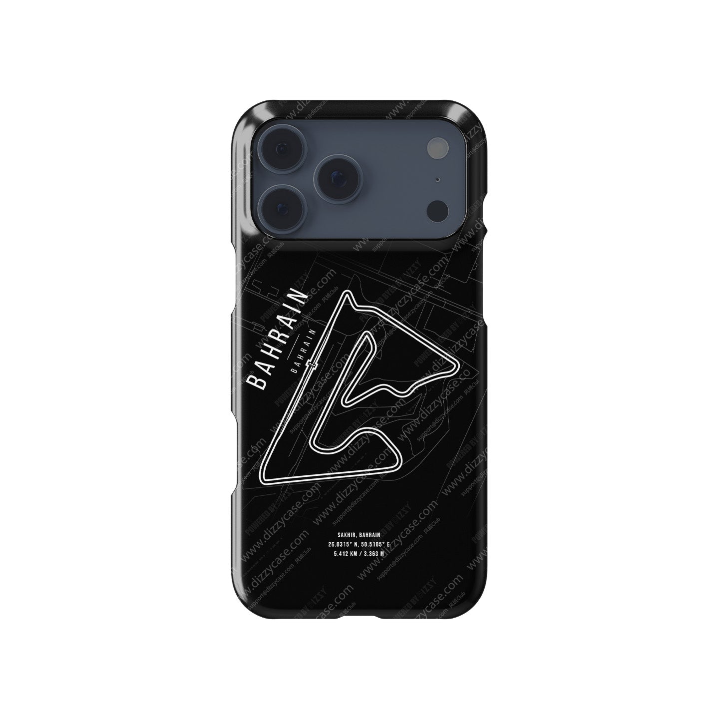 iPhone Case Featuring Bahrain Grand Prix Circuit Design