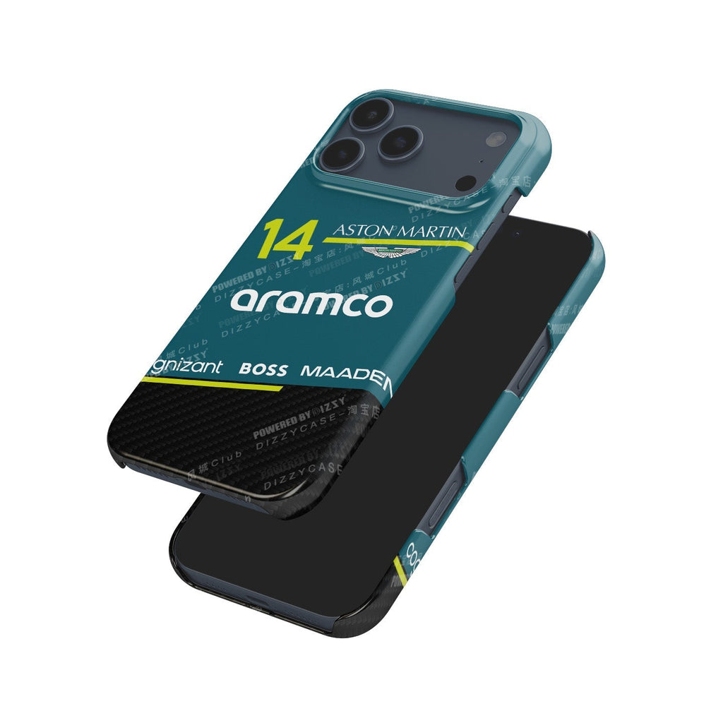 Fernando Alonso AMR25 FA14 Phone Case ?¡ìC F1 Livery Edition (iPhone Series)