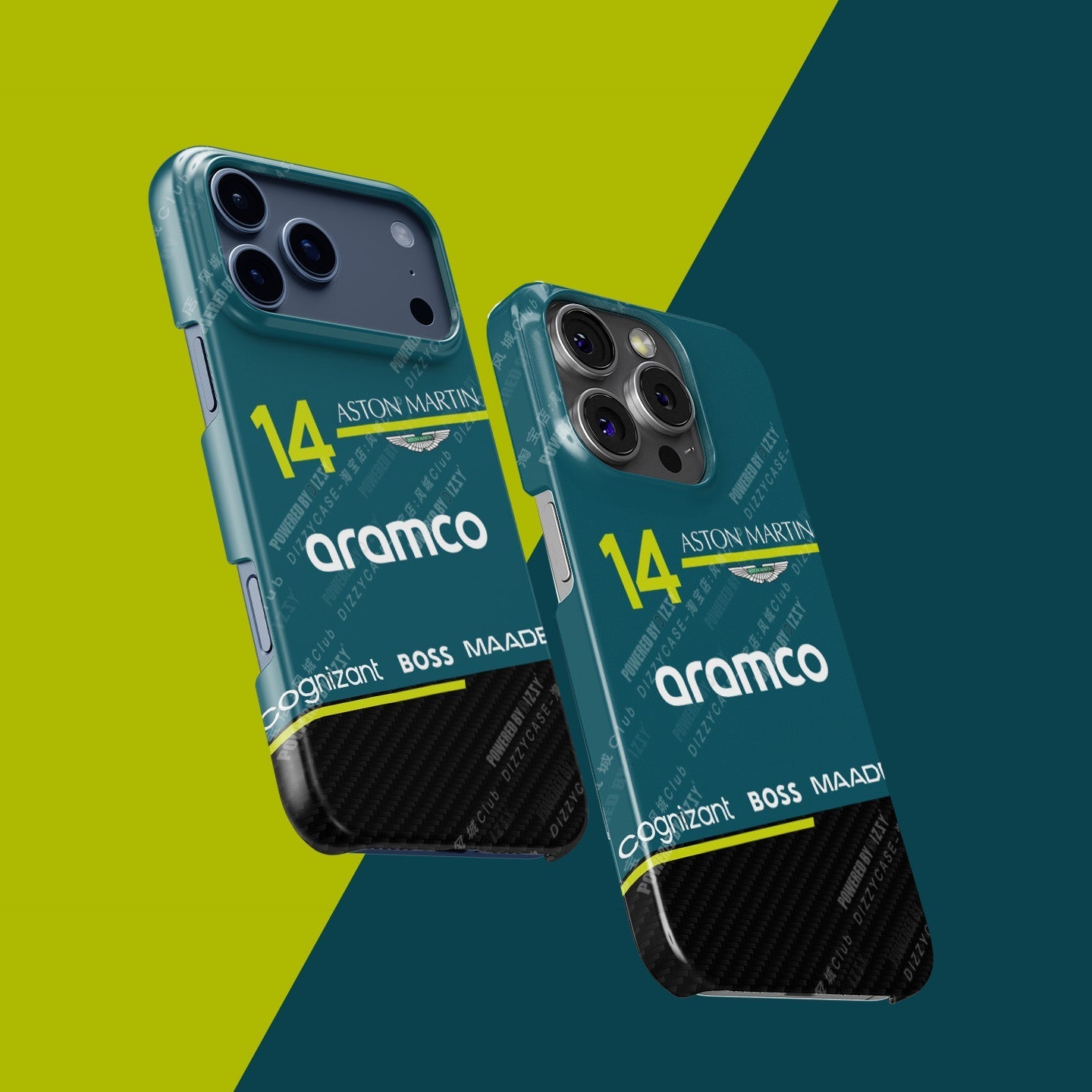 Fernando Alonso AMR25 FA14 Phone Case ?¡ìC F1 Livery Edition (iPhone Series)