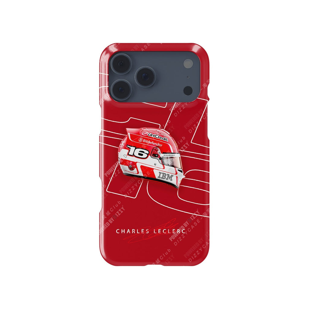 Charles Leclerc 2025 Ferrari Helmet Livery F1 Phone Case ?¡ìC CL16 Edition