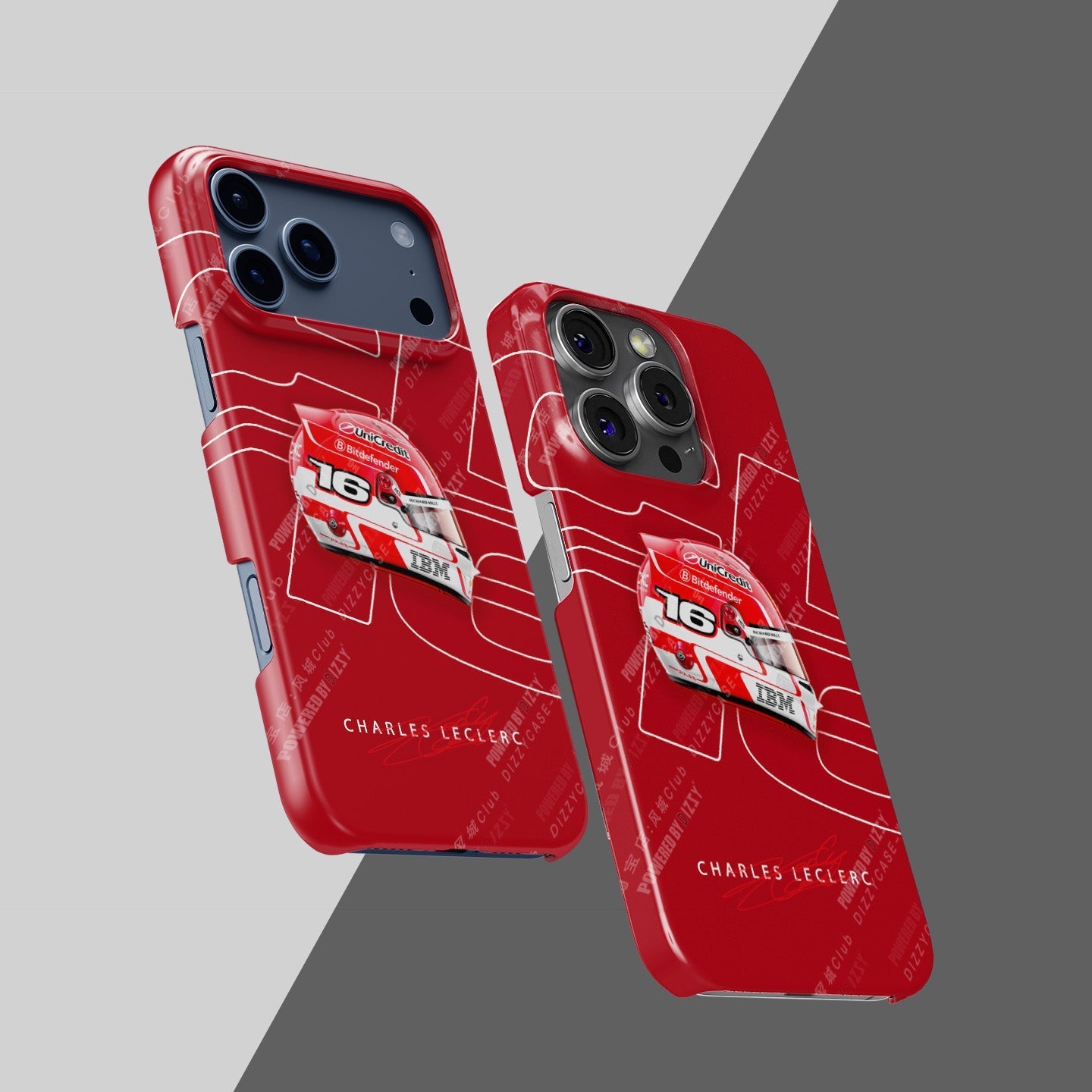 Charles Leclerc 2025 Ferrari Helmet Livery F1 Phone Case ?¡ìC CL16 Edition