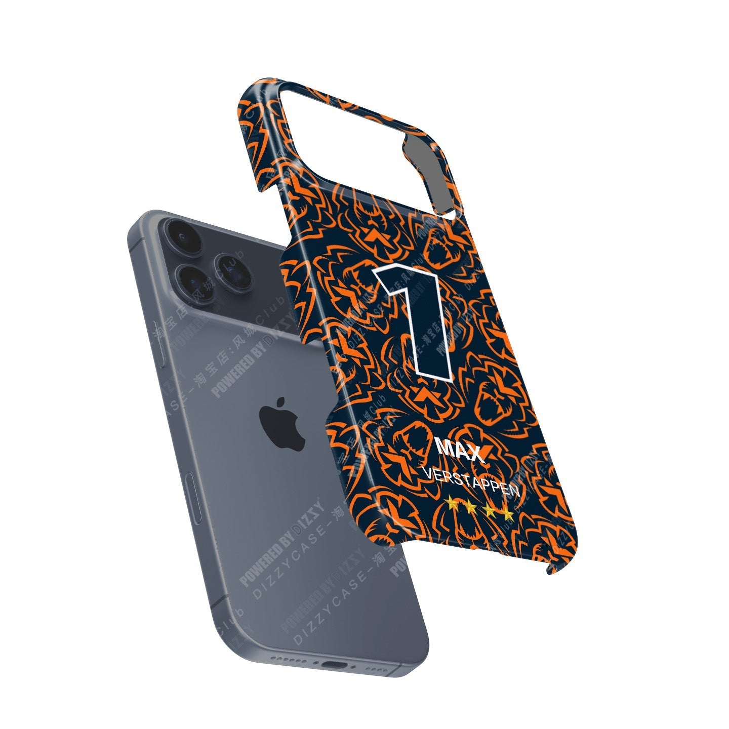 Max Verstappen 2025 F1 Champion Phone Case ?¡ìC Orange Lion Edition