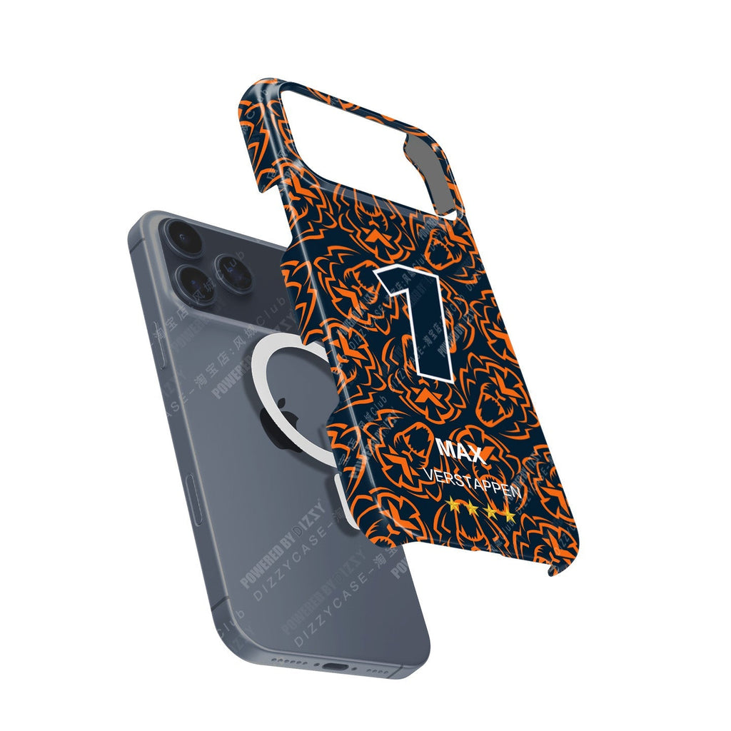 Max Verstappen 2025 F1 Champion Phone Case ?¡ìC Orange Lion Edition