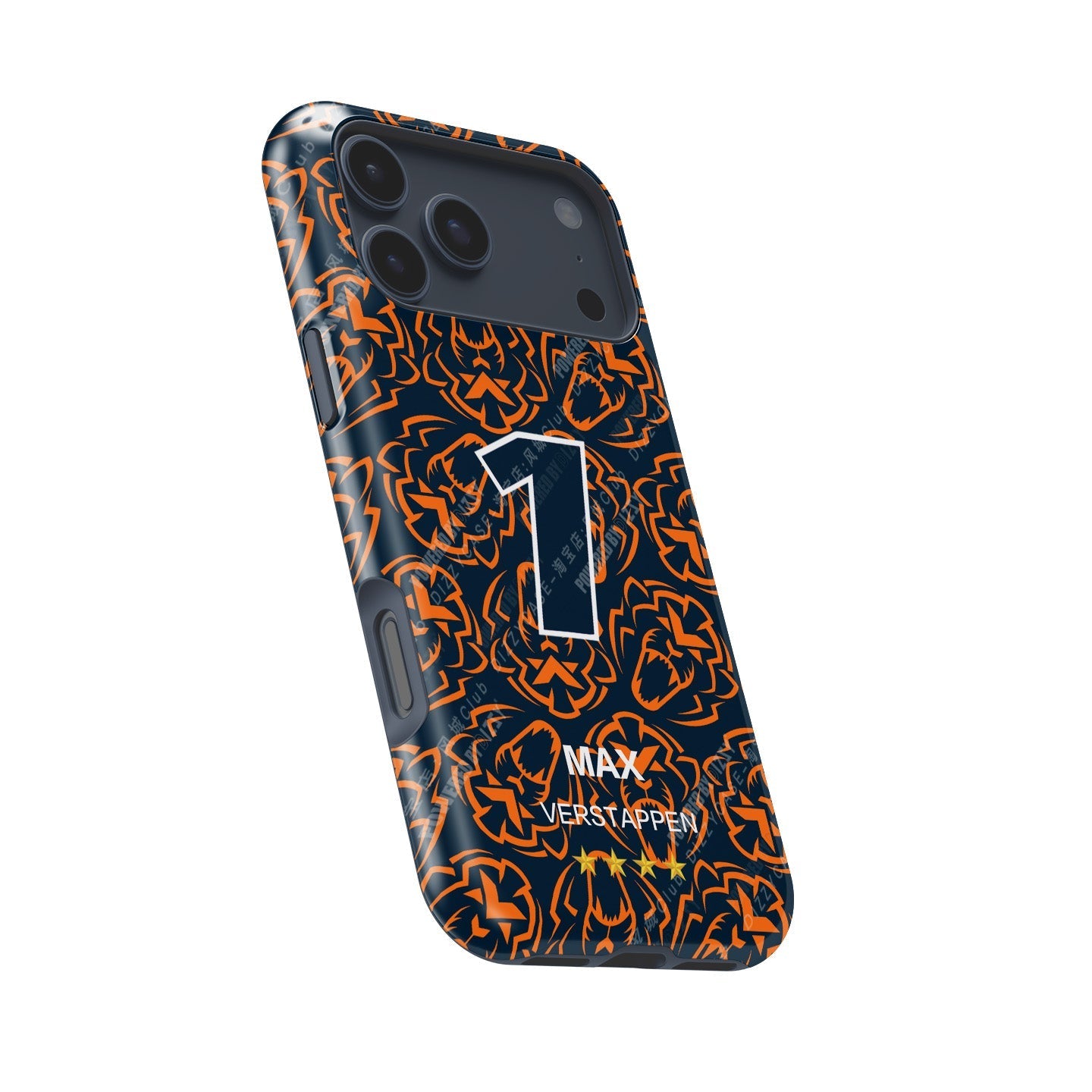 Max Verstappen 2025 F1 Champion Phone Case ?¡ìC Orange Lion Edition