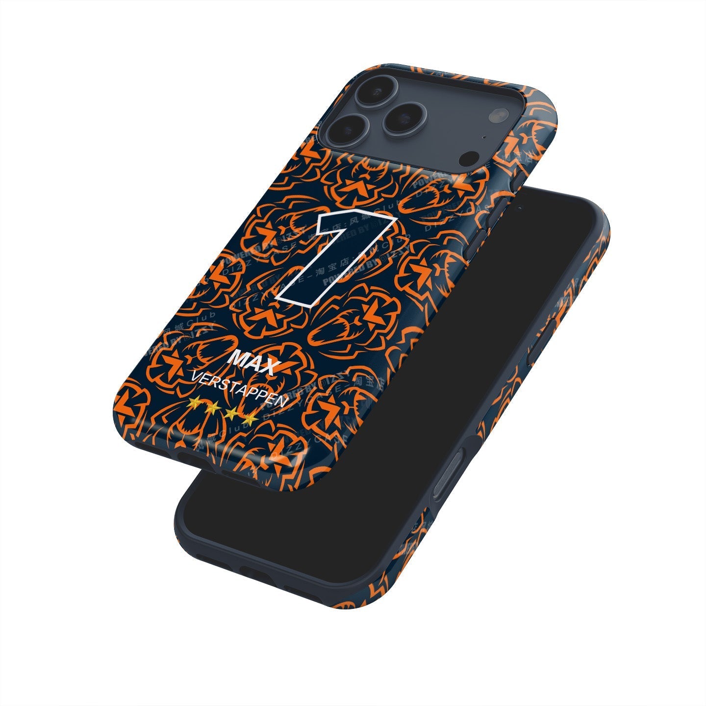 Max Verstappen 2025 F1 Champion Phone Case ?¡ìC Orange Lion Edition