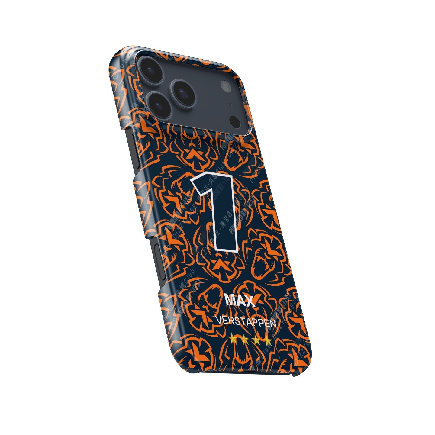 Max Verstappen 2025 F1 Champion Phone Case ?¡ìC Orange Lion Edition