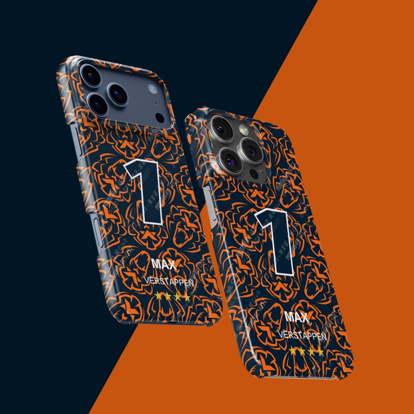 Max Verstappen 2025 F1 Champion Phone Case ?¡ìC Orange Lion Edition