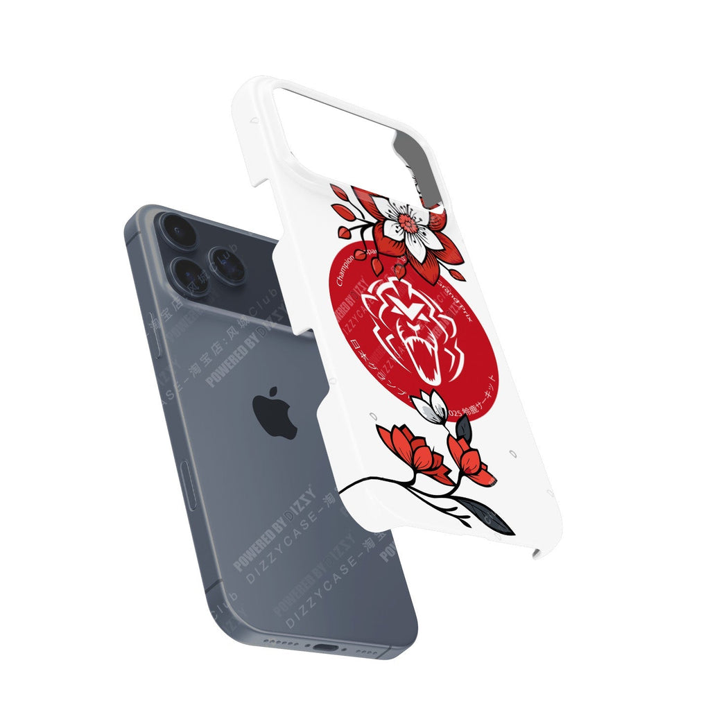 Max Verstappen 2025 F1 Japanese GP Helmet Edition Phone Case ?¡ìC Sakura Spirit Design (Apple)