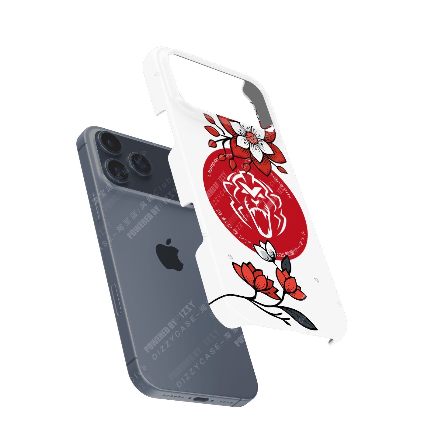 Max Verstappen 2025 F1 Japanese GP Helmet Edition Phone Case ?¡ìC Sakura Spirit Design (Apple)