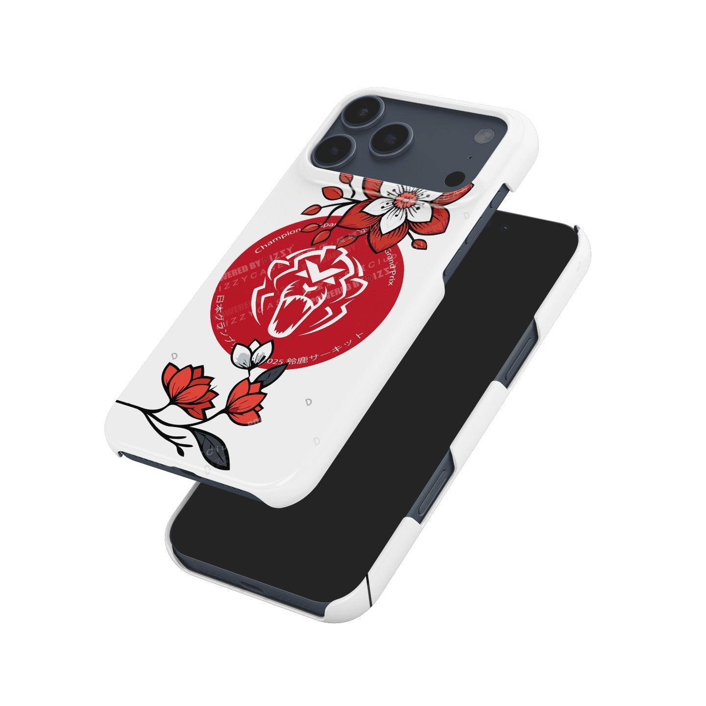 Max Verstappen 2025 F1 Japanese GP Helmet Edition Phone Case ?¡ìC Sakura Spirit Design (Apple)