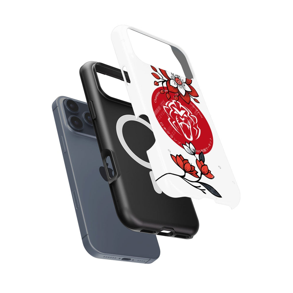 Max Verstappen 2025 F1 Japanese GP Helmet Edition Phone Case ?¡ìC Sakura Spirit Design (Apple)