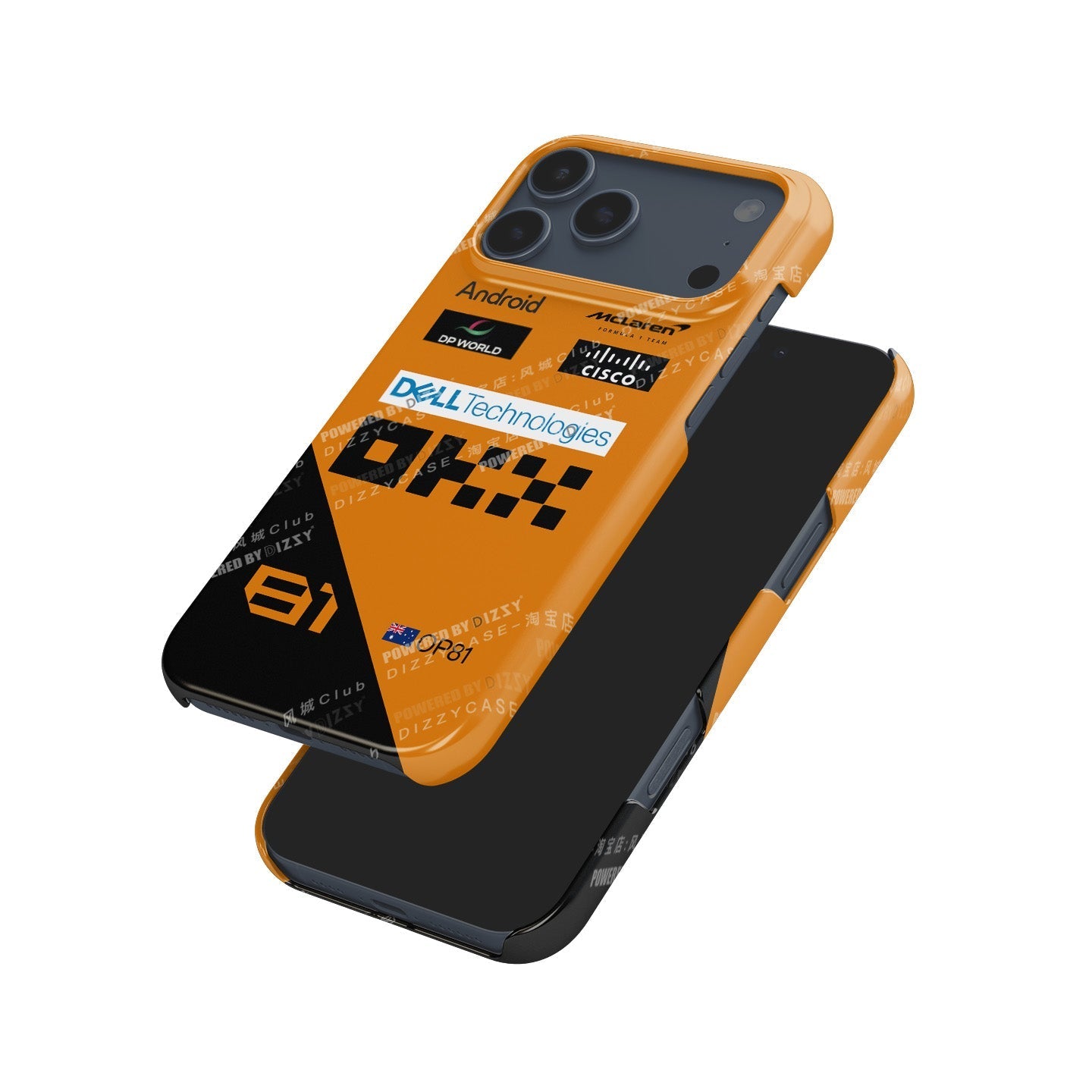 McLaren MCL38 Oscar Piastri 2024 Overall Phone Case