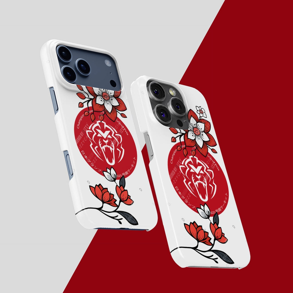 Max Verstappen 2025 F1 Japanese GP Helmet Edition Phone Case ?¡ìC Sakura Spirit Design (Apple)