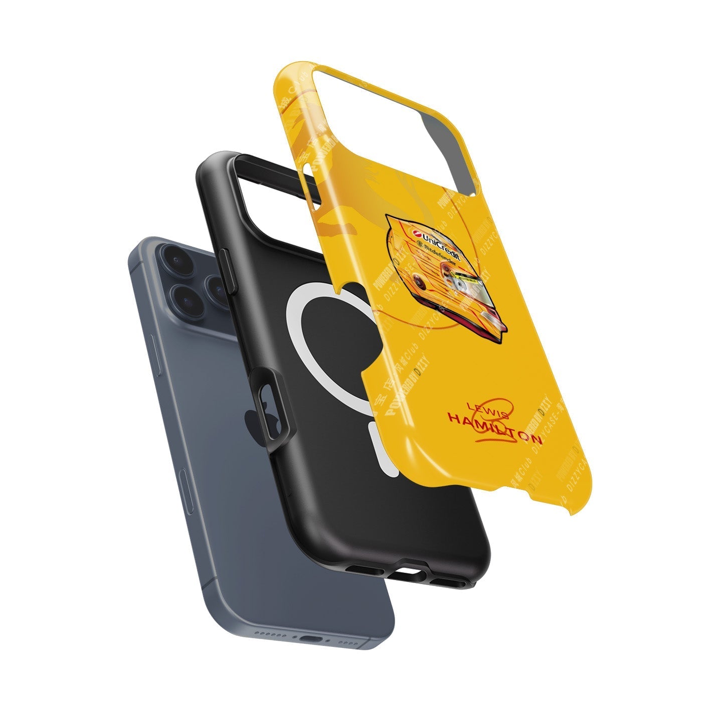 Lewis Hamilton 2025 F1 Helmet Livery Phone Case ?¡ìC LH44 Edition
