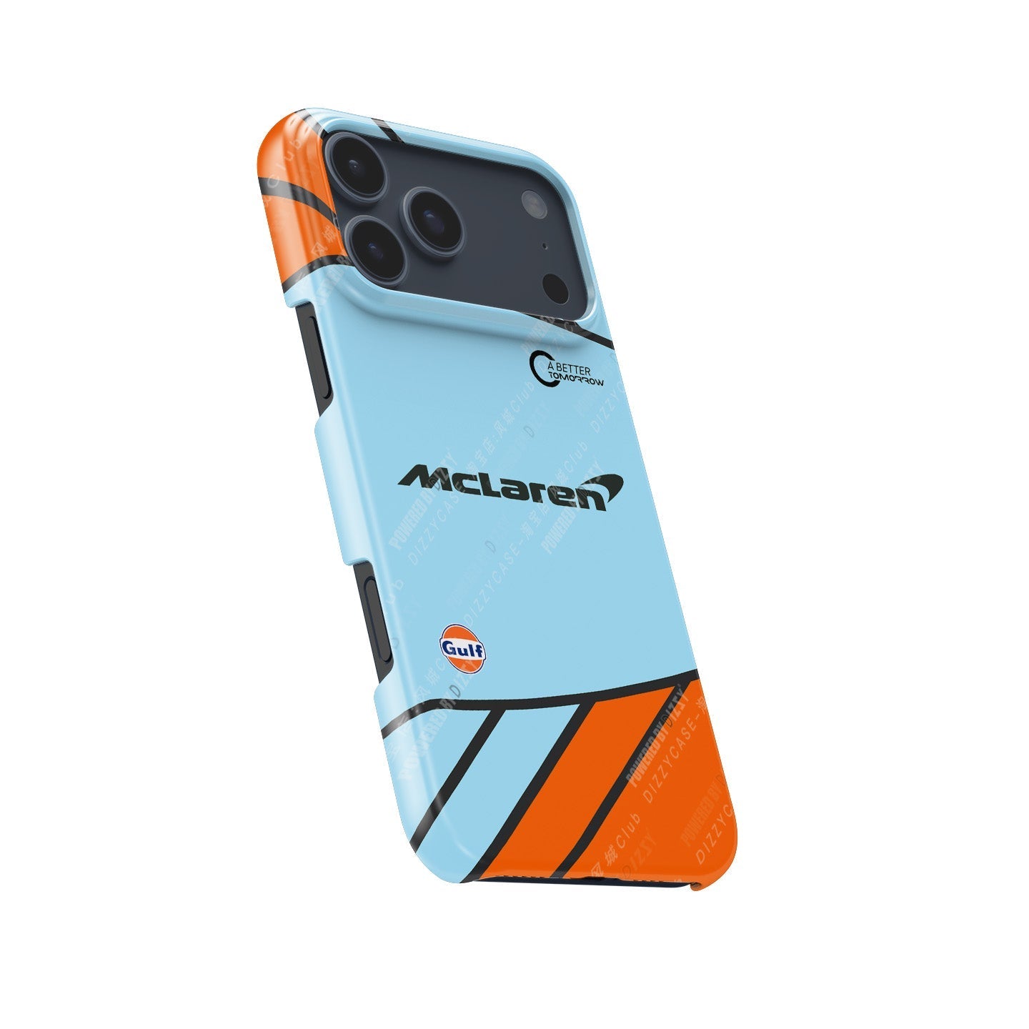 McLaren MCL35M Gulf Livery Monaco 2021 Phone Case