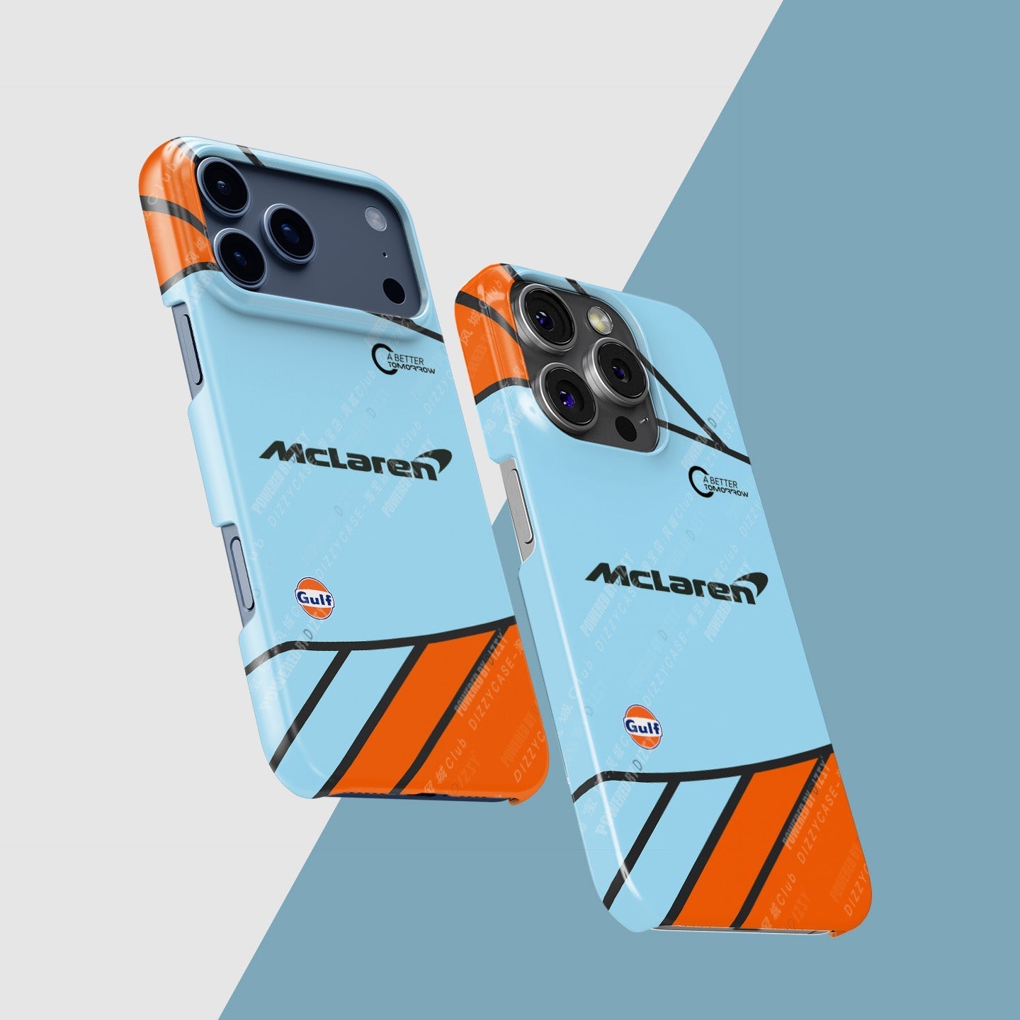McLaren MCL35M Gulf Livery Monaco 2021 Phone Case