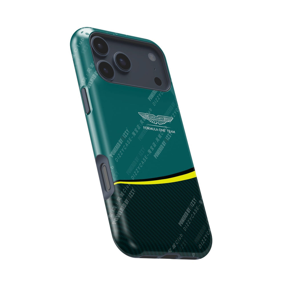 Aston Martin AMR24 F1 Phone Case: Stroll & Alonso Edition