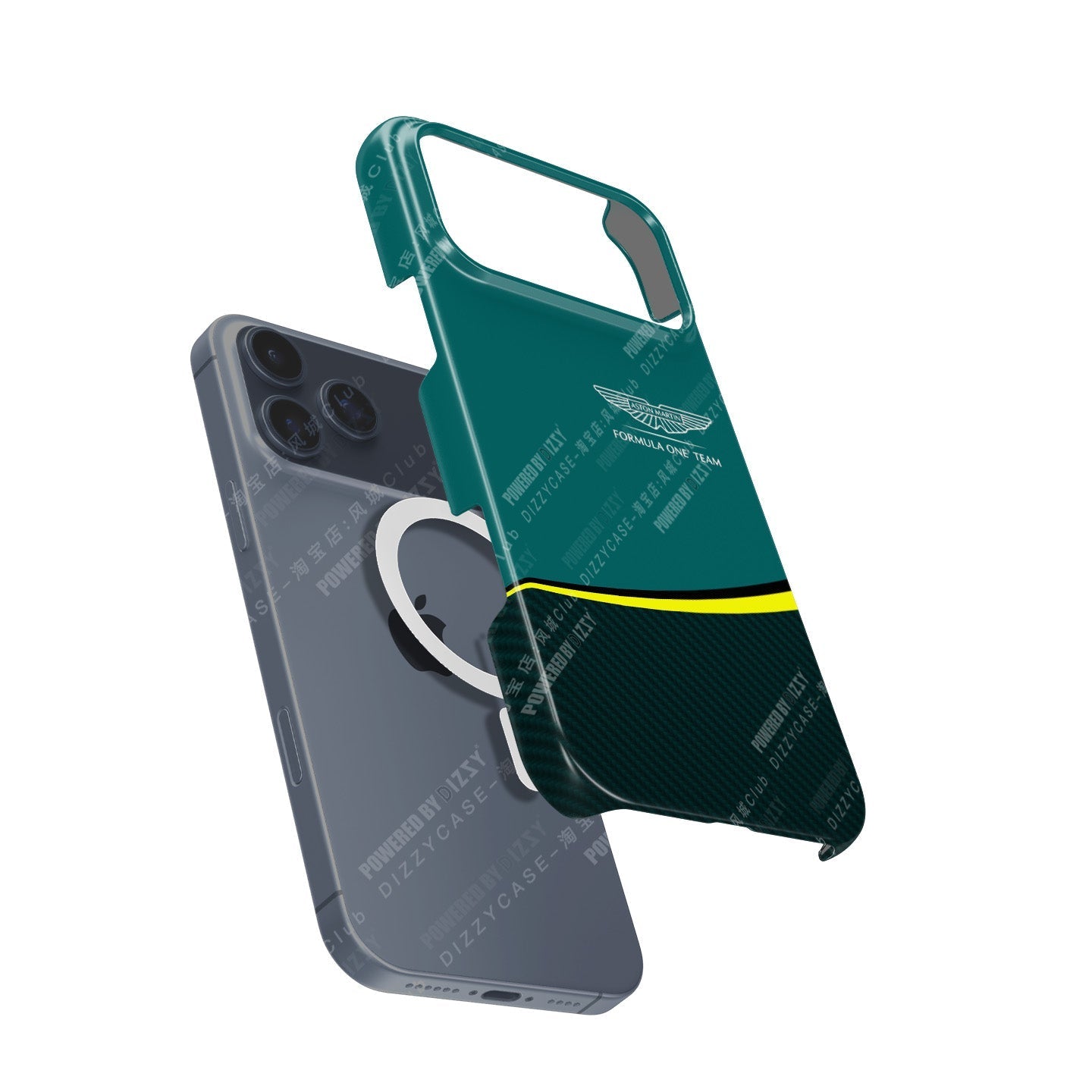 Aston Martin AMR24 F1 Phone Case: Stroll & Alonso Edition