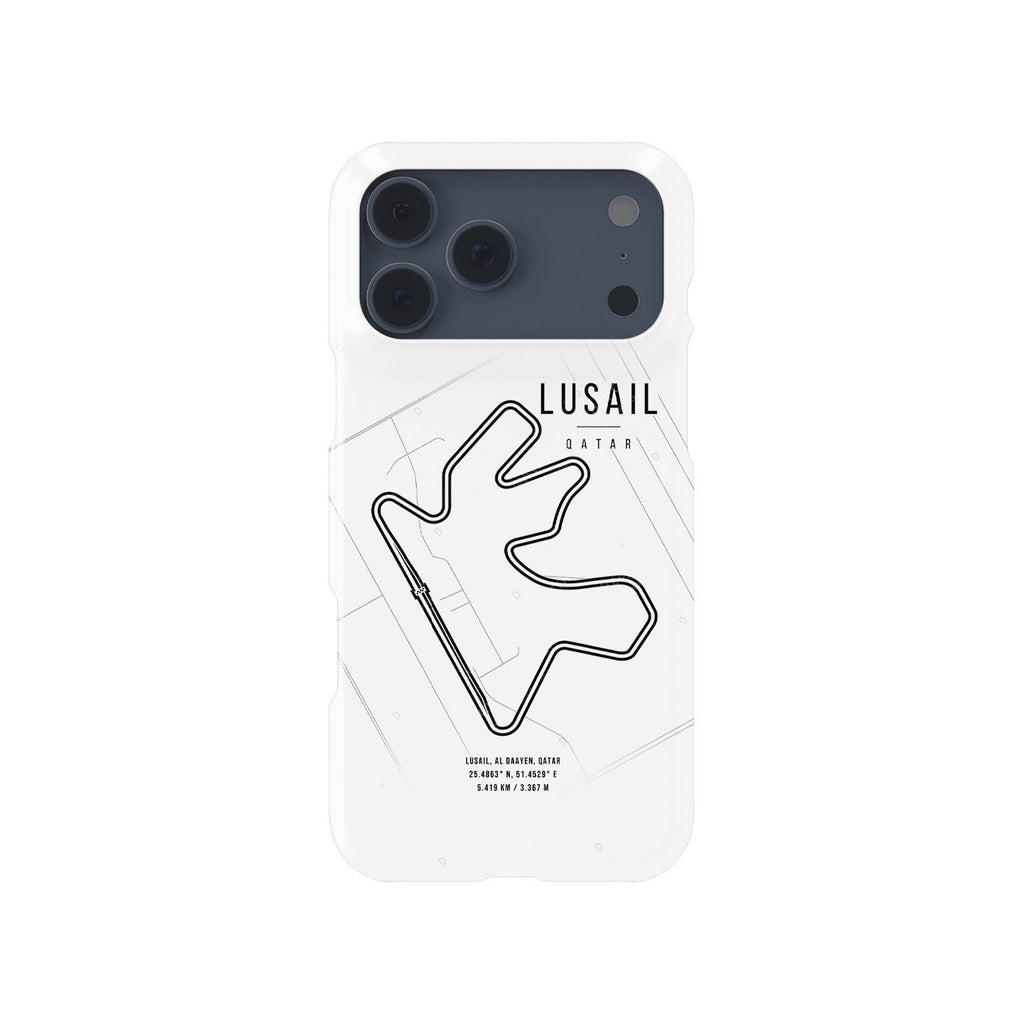 Lusail F1 iPhone Case ?¡ìC Legendary Track Map Design