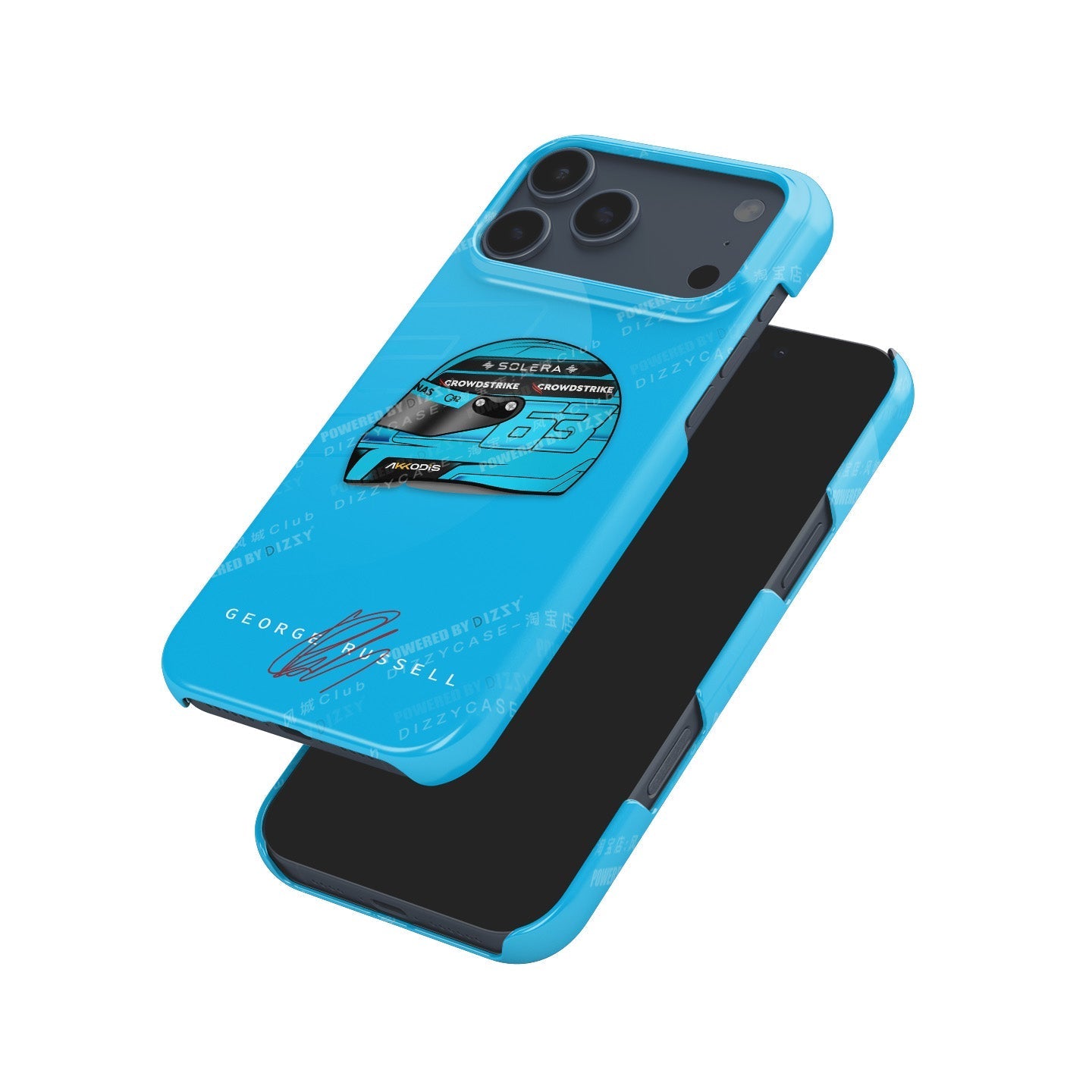 George Russell 2024 Helmet Design Phone Case