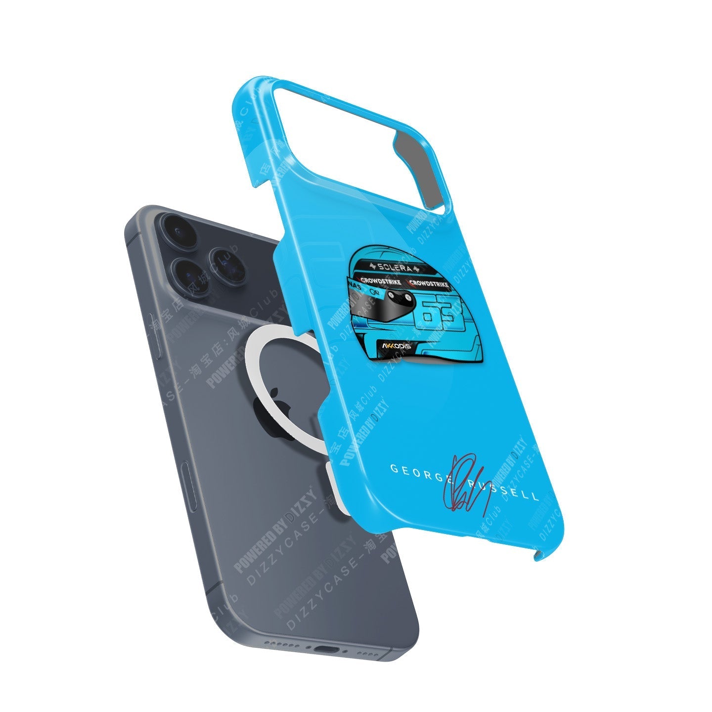 George Russell 2024 Helmet Design Phone Case