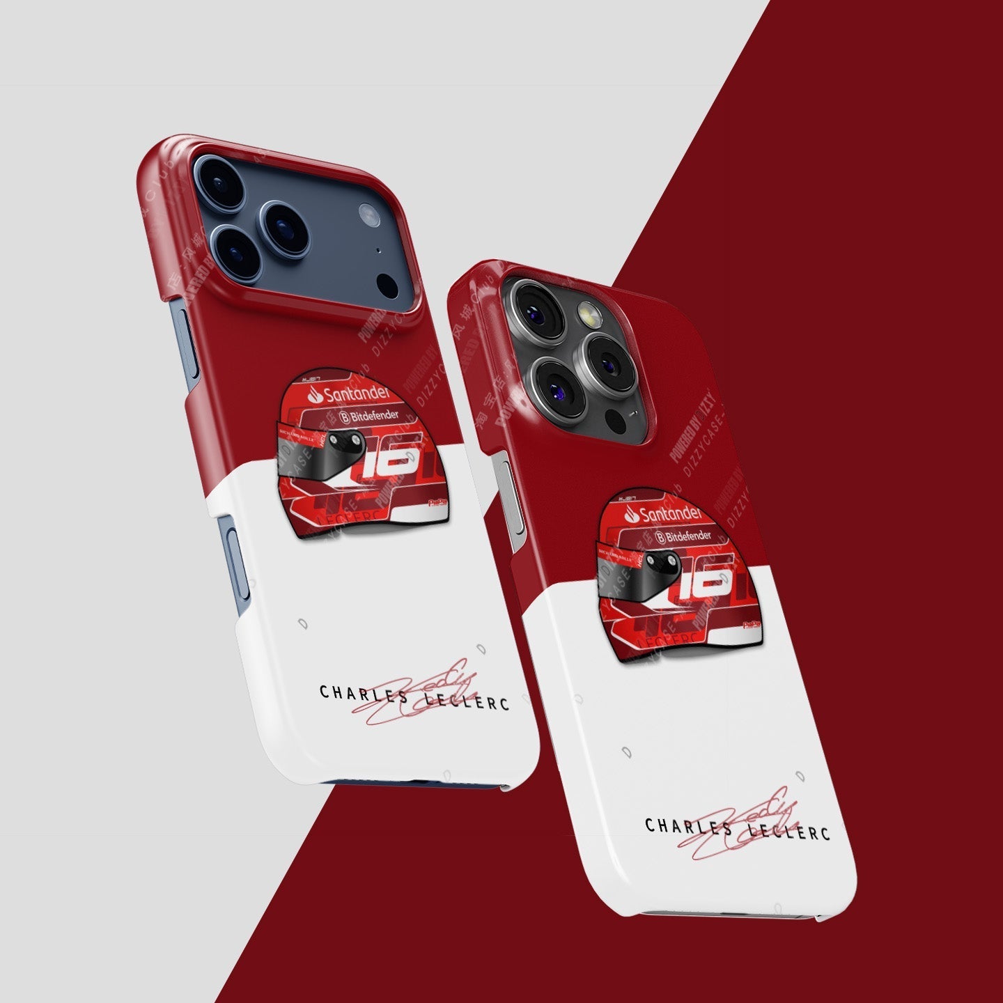 Feel the Speed: Charles Leclerc 2024 Grand Prix Helmet Phone Case