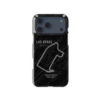 Las Vegas F1 Track Map Grand Prix - iPhone Case