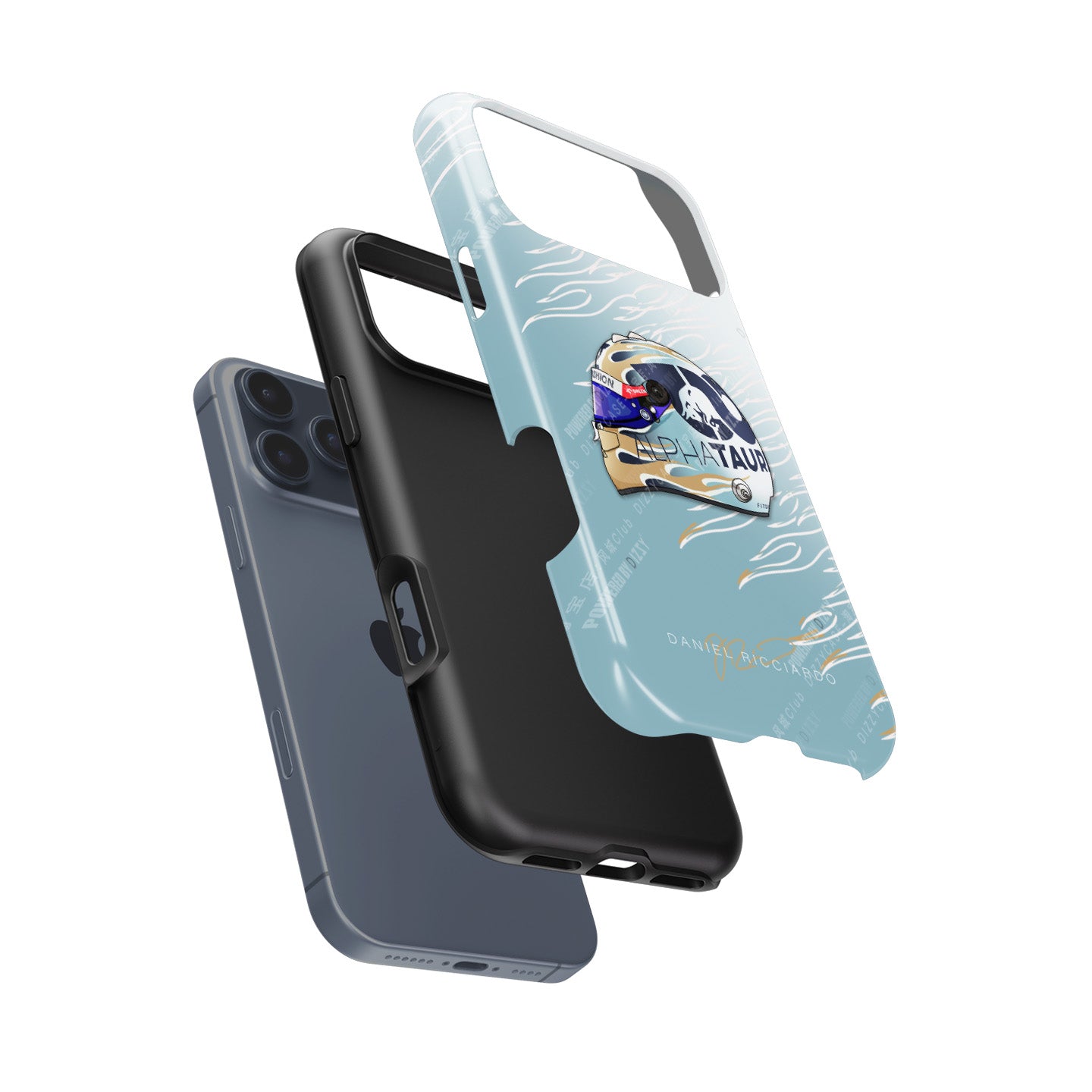F1 Legend Daniel Ricciardo Helmet Case - For Apple Devices