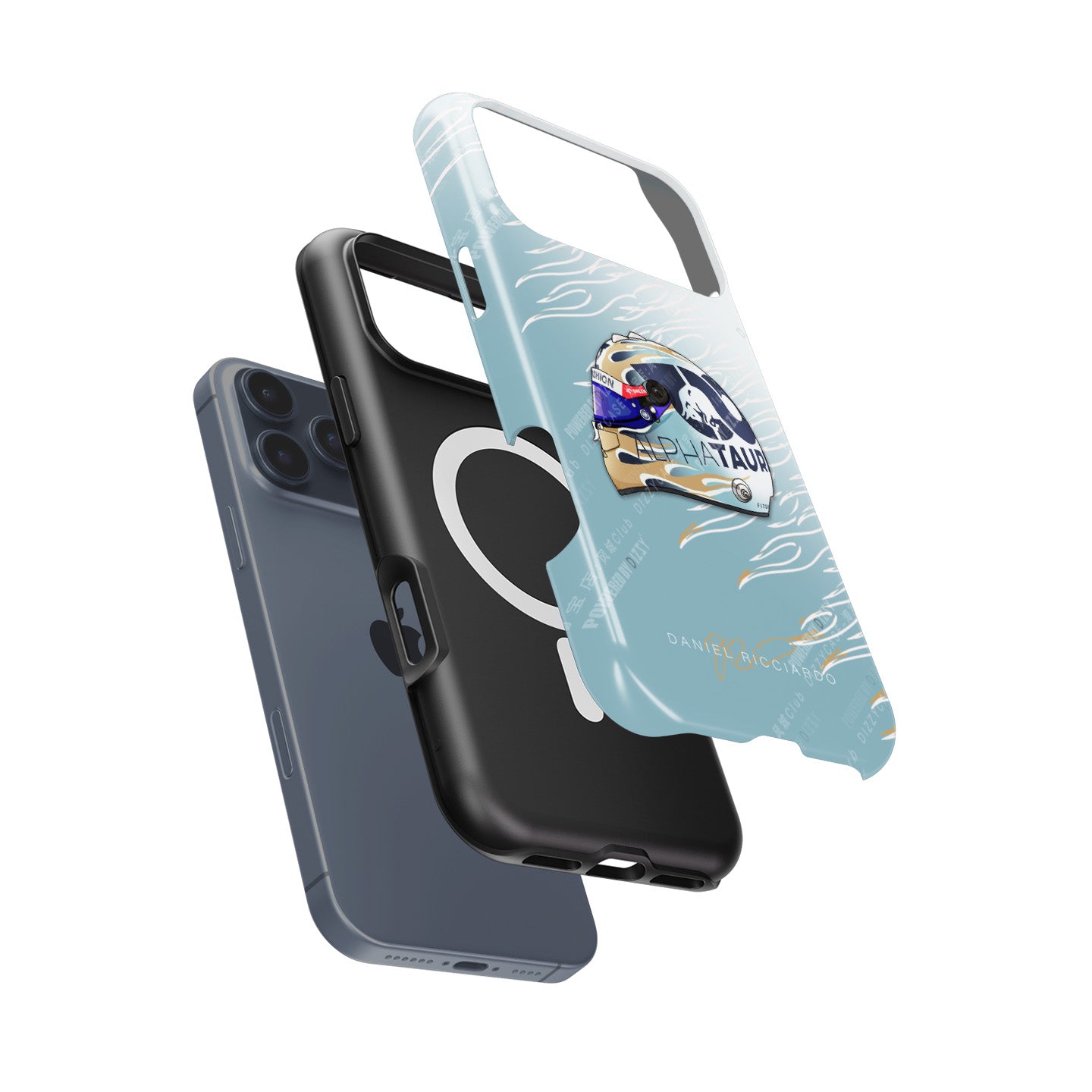 F1 Legend Daniel Ricciardo Helmet Case - For Apple Devices