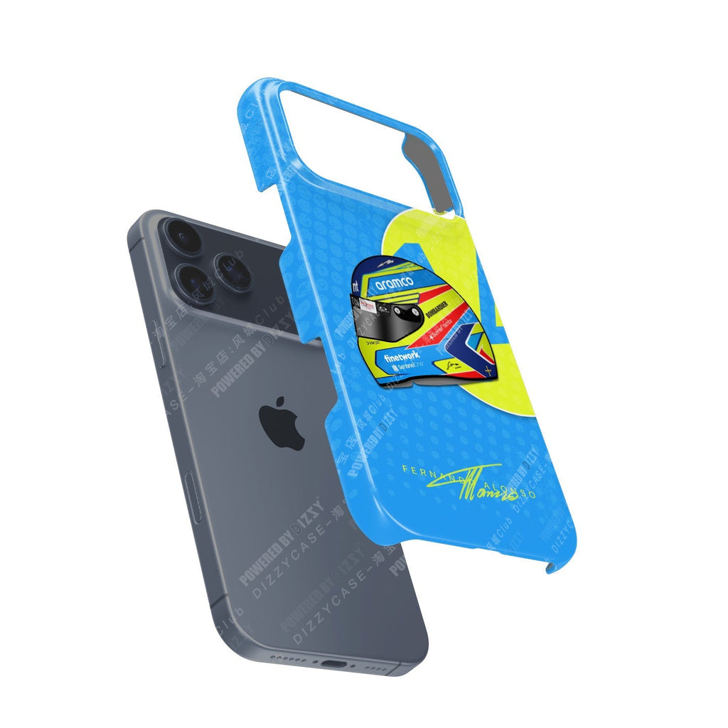 Fernando Alonso 2023 Helmet Phone Case ?¡ìC Celebrate Racing Legend