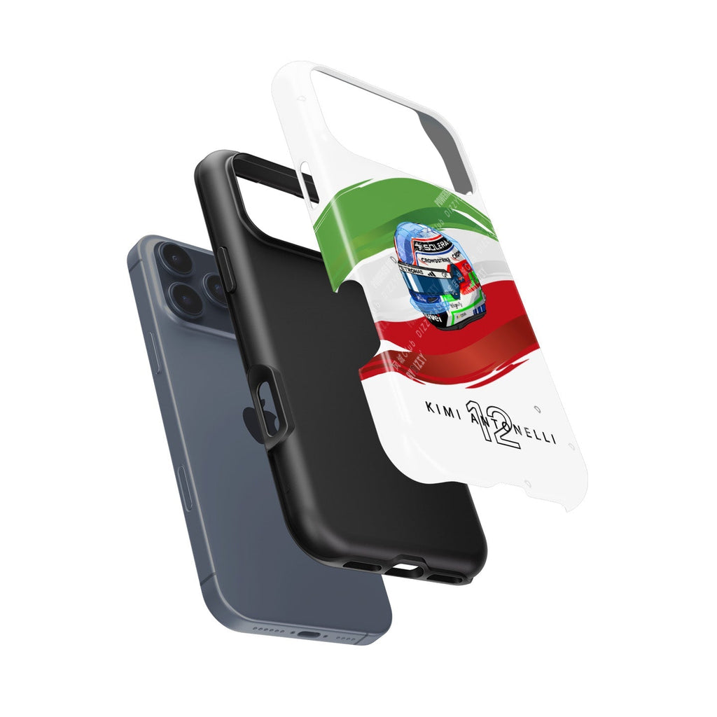 Andrea Kimi Antonelli 2025 Helmet Phone Case ?¡ìC Italian Tribute for iPhone (Mercedes Edition)
