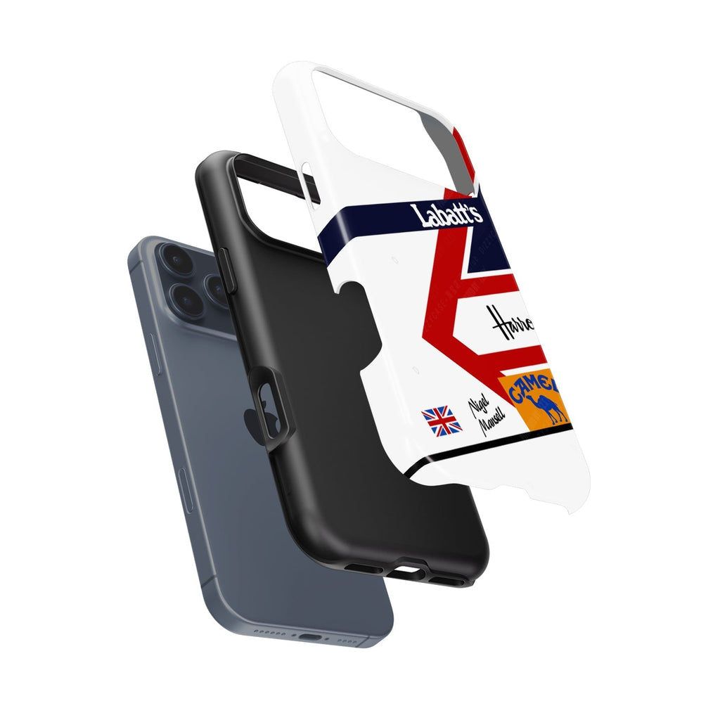 Legendary F1 Helmet Case ?¡ìC Nigel Mansell Apple iPhone-Compatible