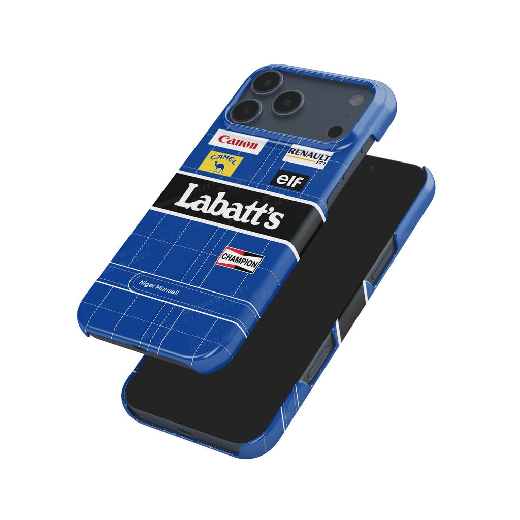 Nigel Mansell 1992 F1 Champion Phone Case: Iconic Design