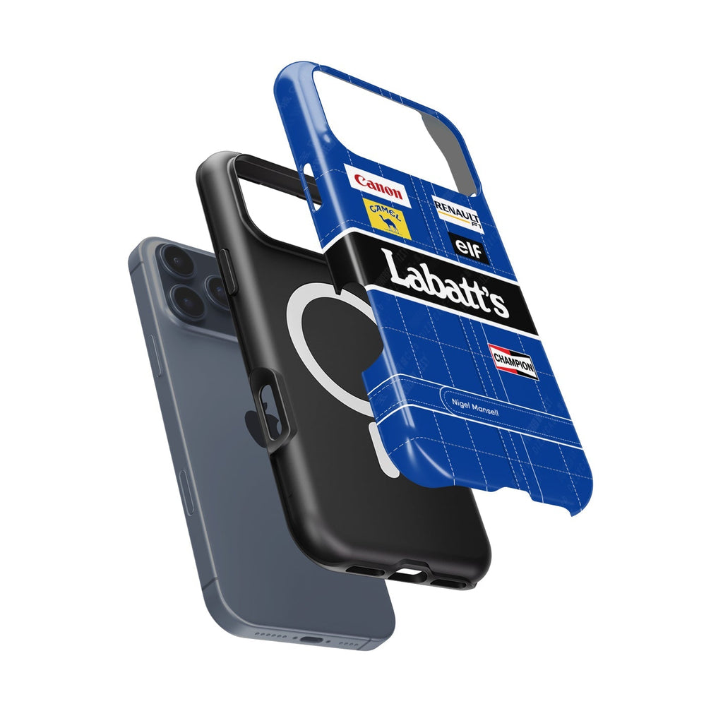 Nigel Mansell 1992 F1 Champion Phone Case: Iconic Design