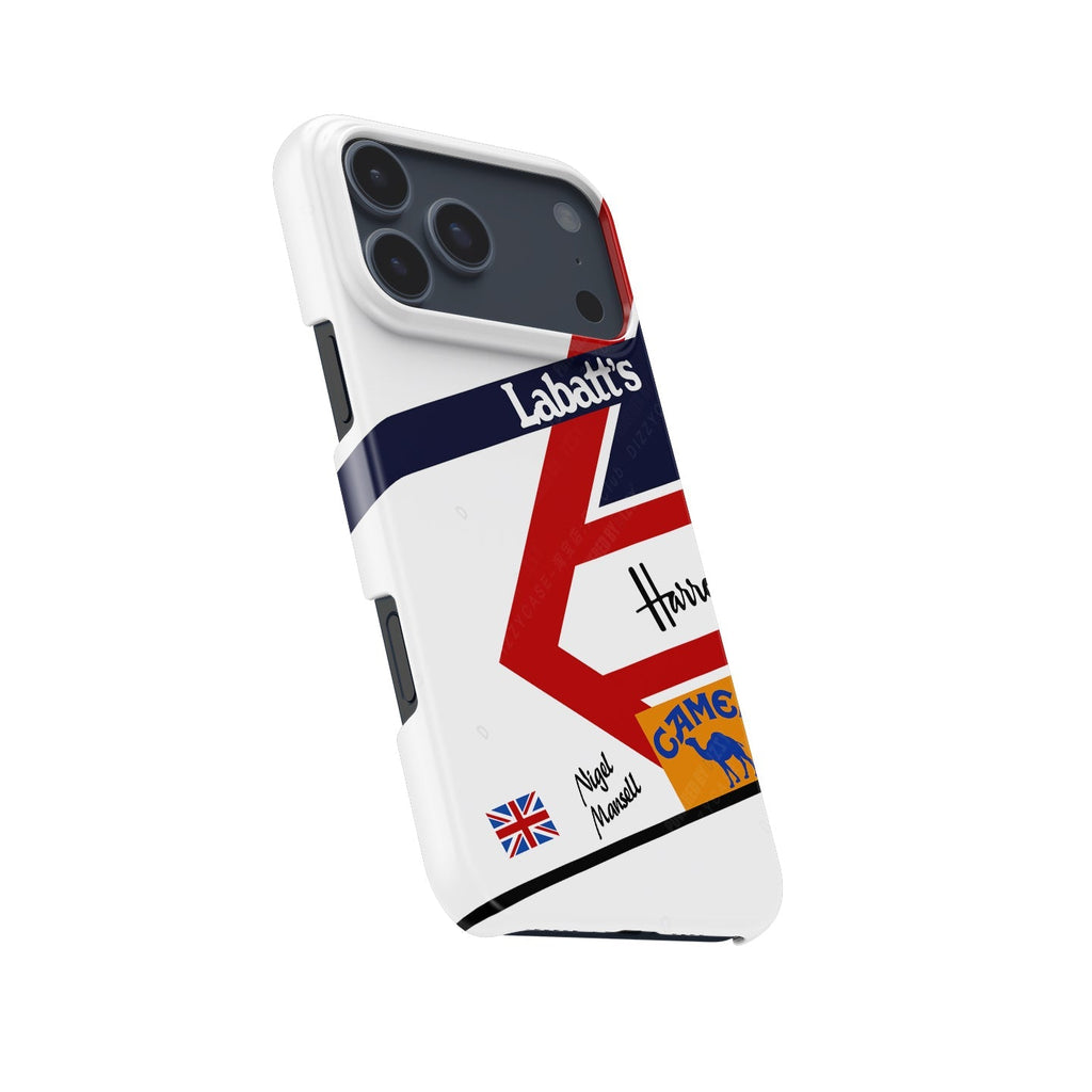 Legendary F1 Helmet Case ?¡ìC Nigel Mansell Apple iPhone-Compatible