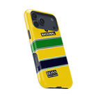 Ayrton Senna Helmet F1 Tribute - Apple iPhone Case