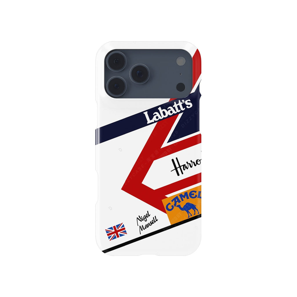 Legendary F1 Helmet Case ?¡ìC Nigel Mansell Apple iPhone-Compatible