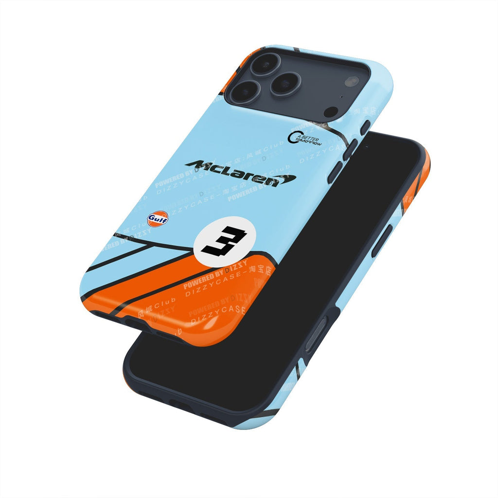 Formula 1 McLaren Gulf Livery iPhone Case ?¡ìC Inspired by Daniel Ricciardo